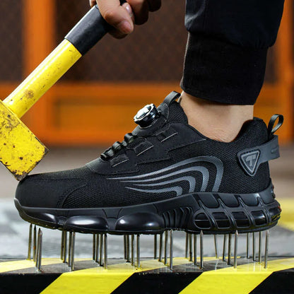 Chaussures de Sécurité avec Lacet à Bouton Rotatif