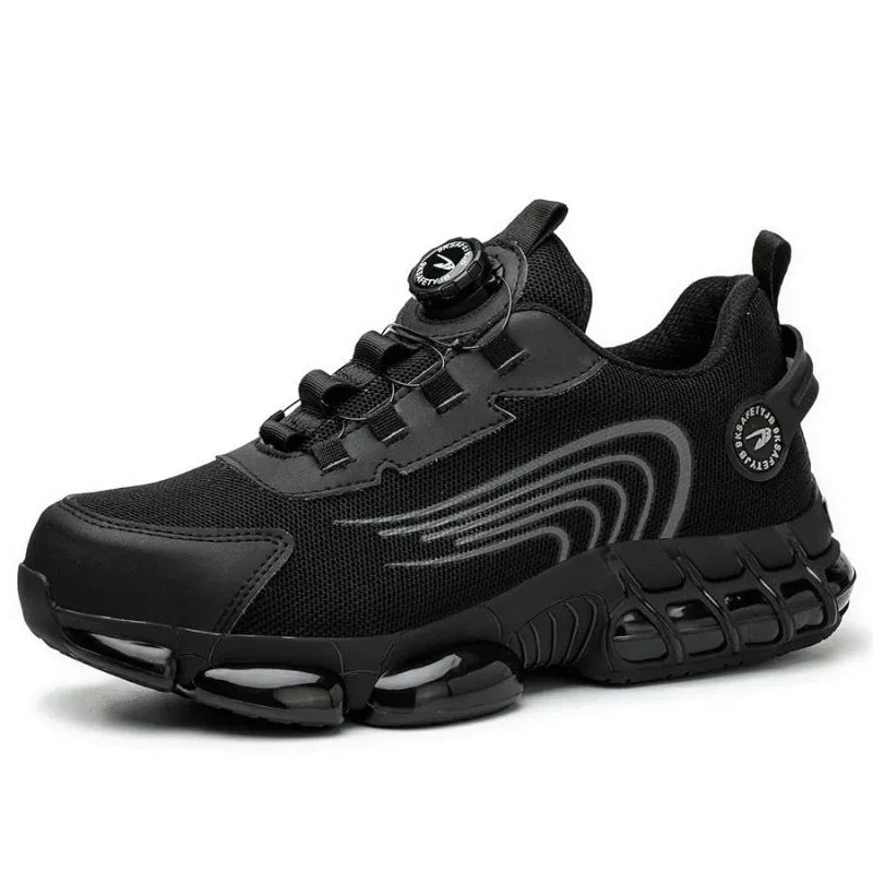 Chaussures de Sécurité avec Lacet à Bouton Rotatif