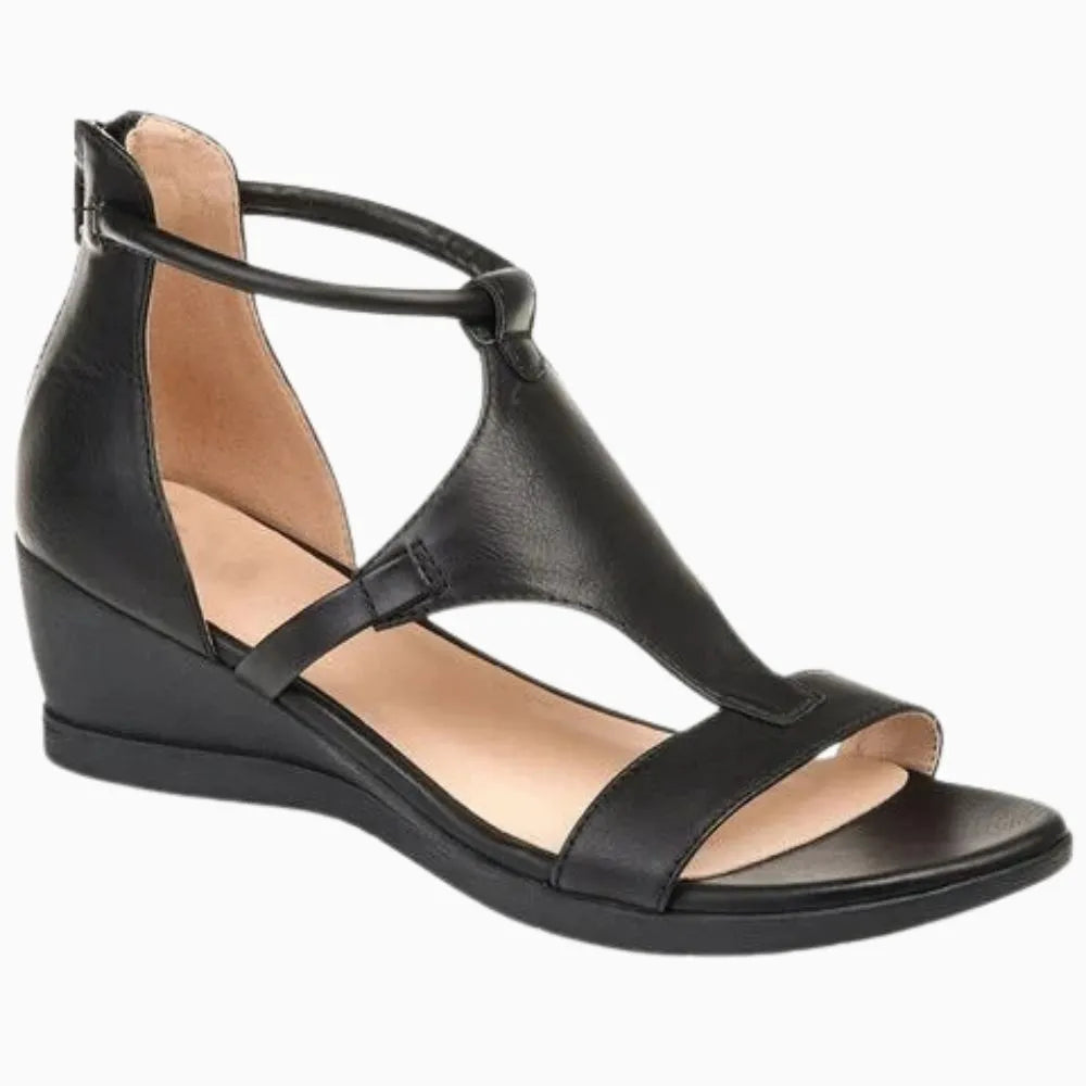 ALVINA™ – Sandales compensées femme confort orthopédique