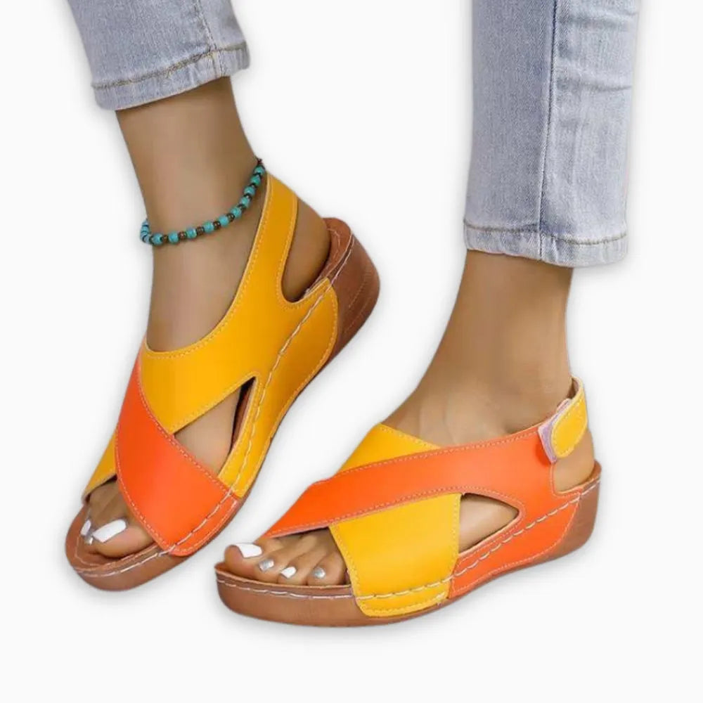 Sandales Orthopédiques Femme Confort Anti-Douleur
