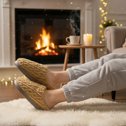 COCOONI™ – Pantoufle hiver femme | Confort cocooning & chaleur douce