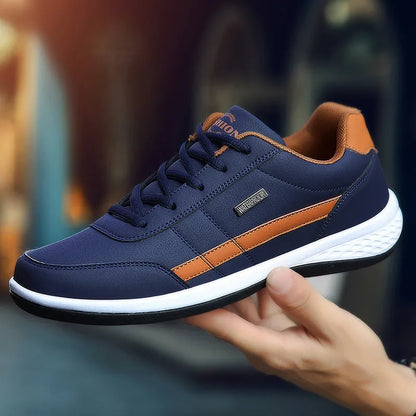 Basket Orthopédique Homme Bleu – Semelle Confort