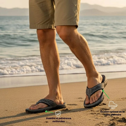 Sandale orthopédique homme confortable – Maintien & légèreté