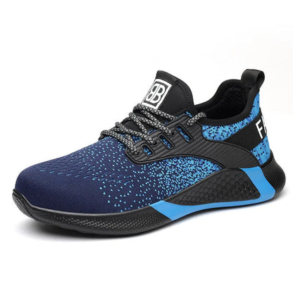Chaussures de sécurité homme basket respirante embout acier